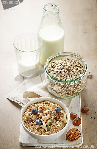 Image of healthy breakfast ingredients