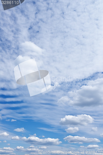 Image of real blue sky