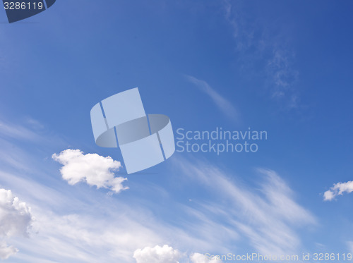 Image of blue sky