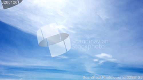 Image of blue sky