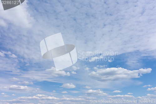 Image of real blue sky