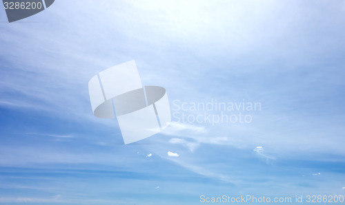 Image of blue sky