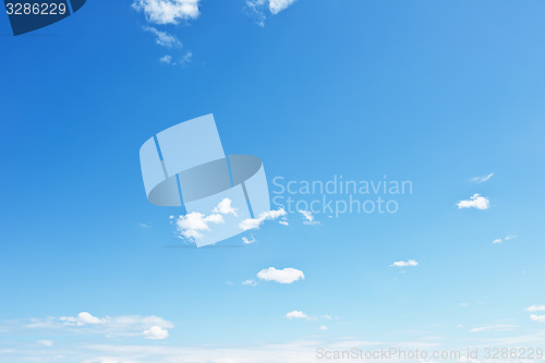 Image of real blue sky