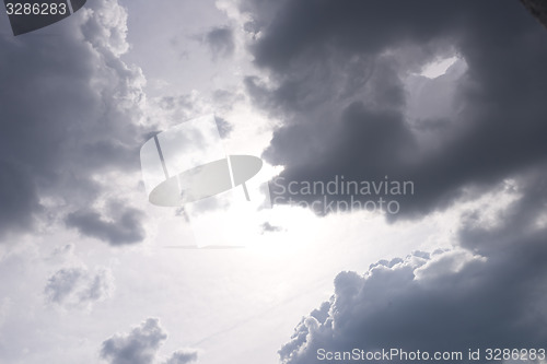 Image of rainy sky