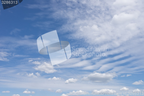 Image of real blue sky