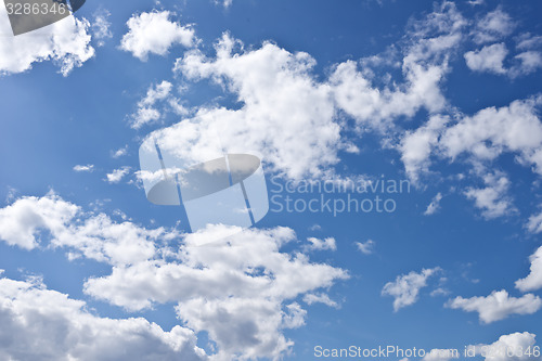 Image of real blue sky