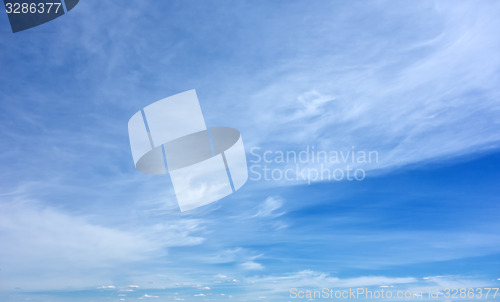 Image of blue sky