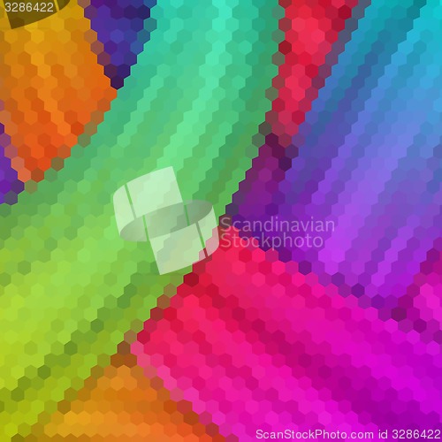 Image of Hexagon color abstract background. EPS 10