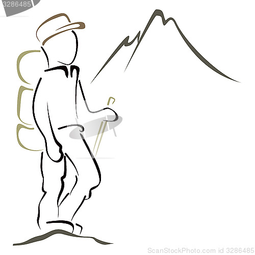 Image of Mountaineering symbol