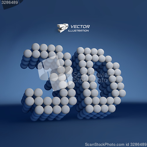 Image of 3d vector illustration. 