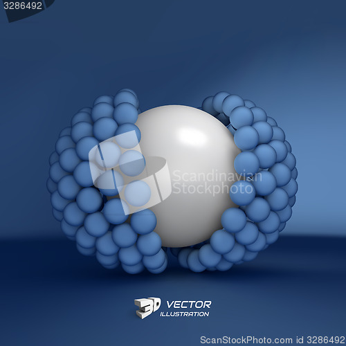 Image of 3d vector illustration. 