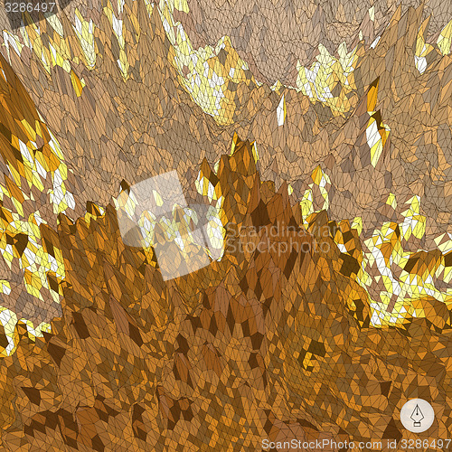 Image of Abstract geometric background. Mosaic. Vector illustration. 