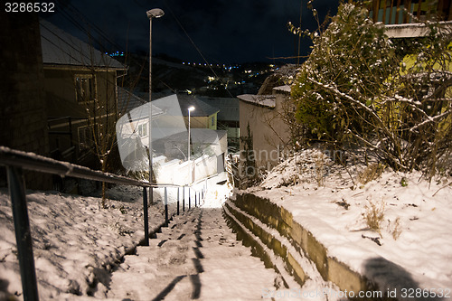 Image of Village winter streets