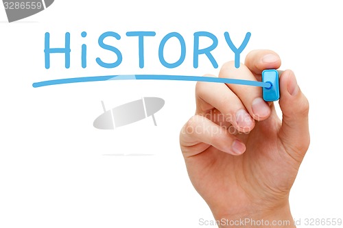 Image of History Blue Marker