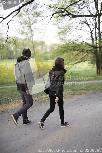 Image of Young couple of people