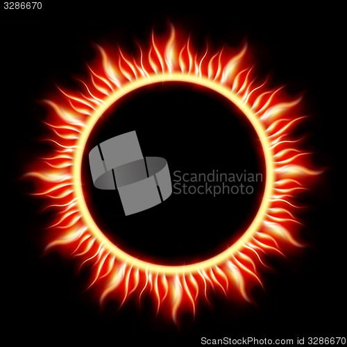 Image of Solar Eclipse template. EPS 10