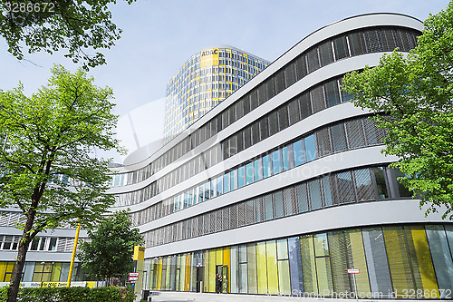 Image of New ADAC Headquarters 18-storey office tower rises above 5-store