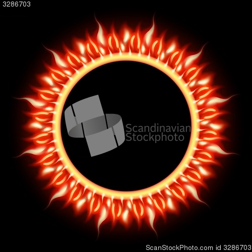 Image of Solar Eclipse template. EPS 10