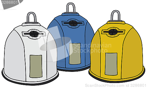 Image of Recycling containers