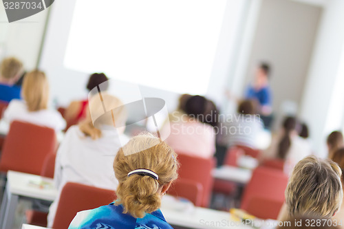Image of Lecture at university.