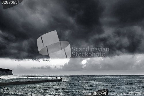 Image of Storm over the sea