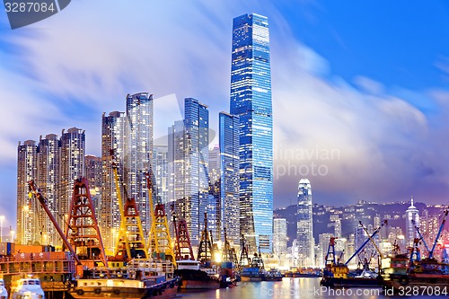 Image of Hong Kong at night