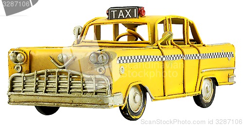 Image of Vintage toy taxi
