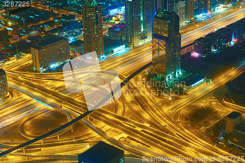 Image of Dubai night skylin