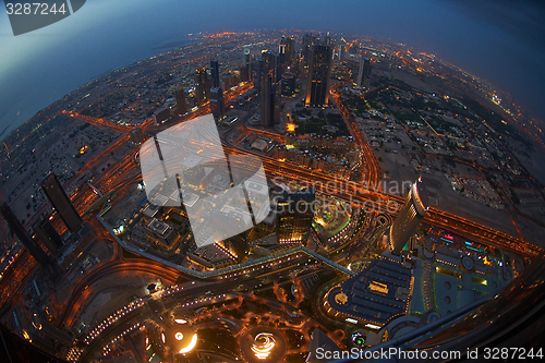 Image of Dubai night skylin