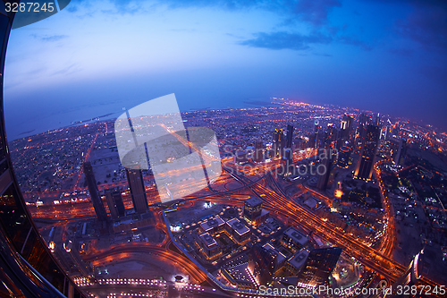 Image of Dubai night skylin