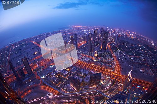 Image of Dubai night skylin