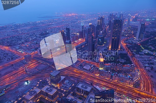 Image of Dubai night skylin