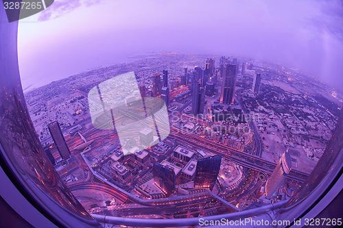 Image of Dubai night skylin