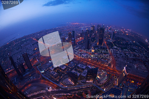 Image of Dubai night skylin