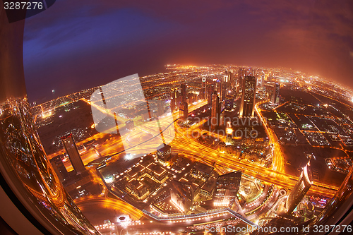 Image of Dubai night skylin