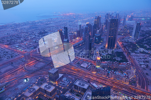 Image of Dubai night skylin