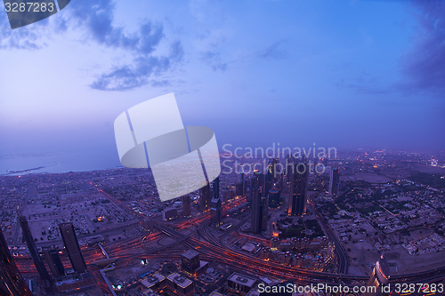 Image of Dubai night skylin