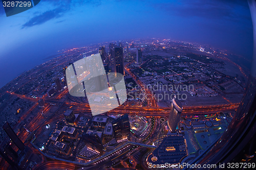 Image of Dubai night skylin