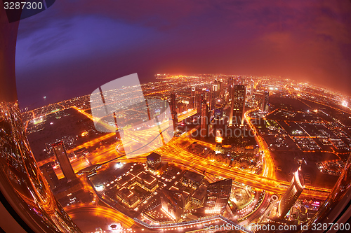 Image of Dubai night skylin