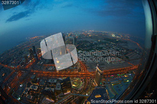 Image of Dubai night skylin