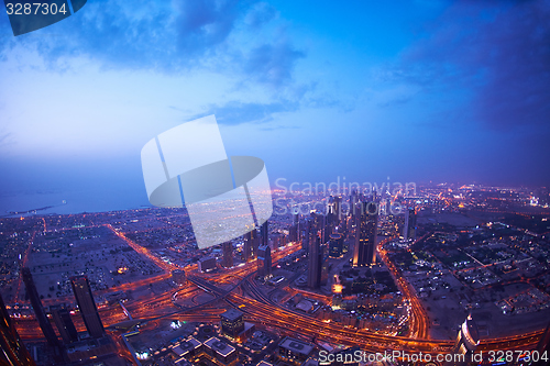 Image of Dubai night skylin