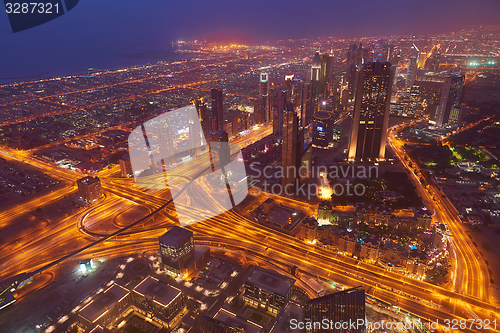 Image of Dubai night skylin