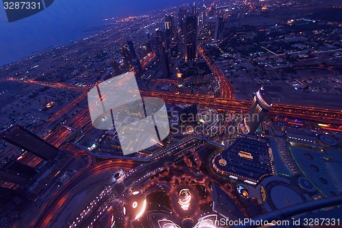 Image of Dubai night skylin