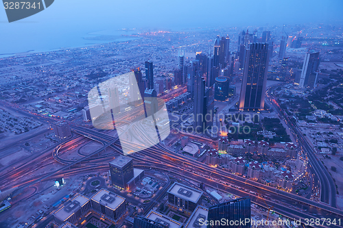 Image of Dubai night skylin