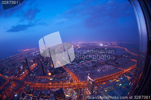 Image of Dubai night skylin