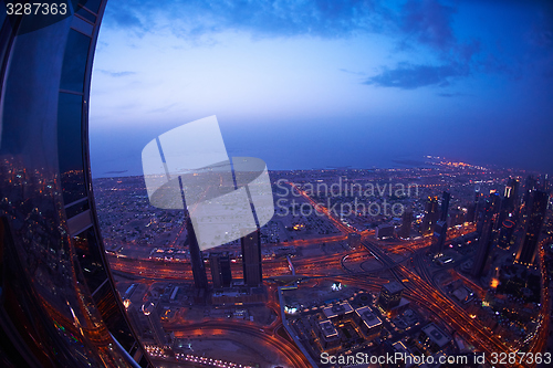 Image of Dubai night skylin