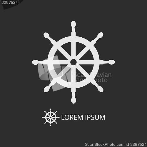 Image of White helm as logo on dark grey background