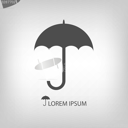 Image of Grey umbrella as logo