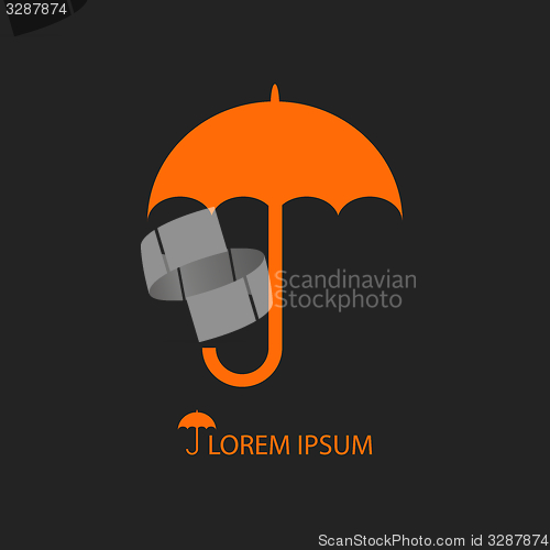 Image of Orange umbrella as logo