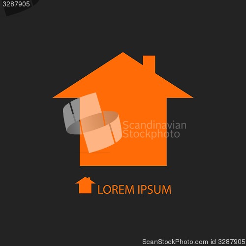 Image of Orange house logo on black background